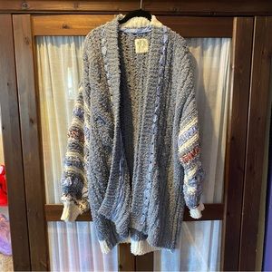 We the free heavy knit cardigan